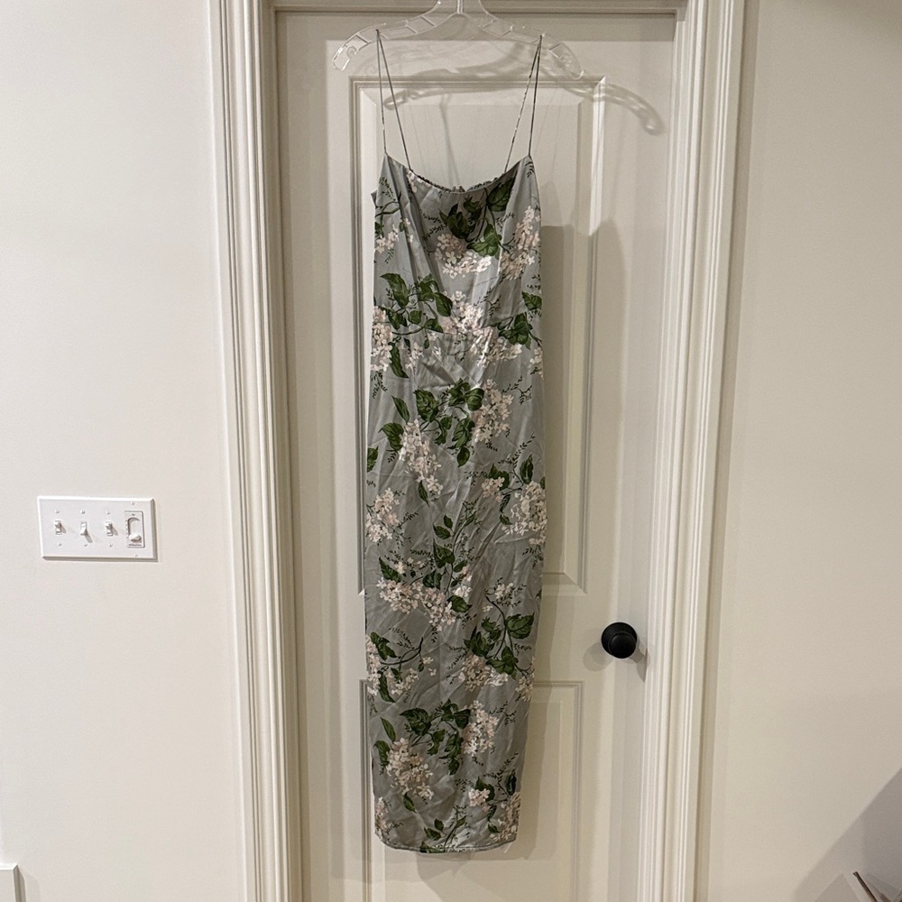 Reformation Frankie Silk Gown